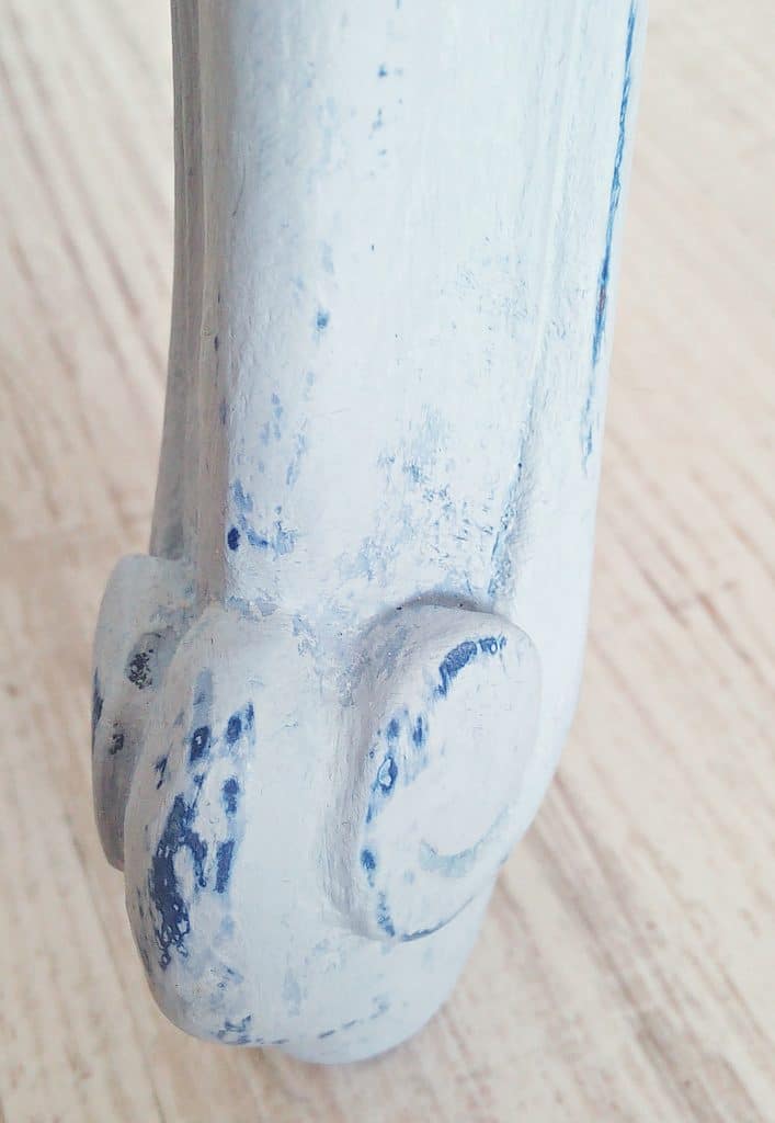 noga pufki ludwik malowana Chalk Paint Annie Sloan